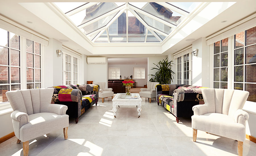 interior orangery carpet furniture roof lantern