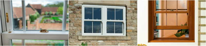 sash windows collage