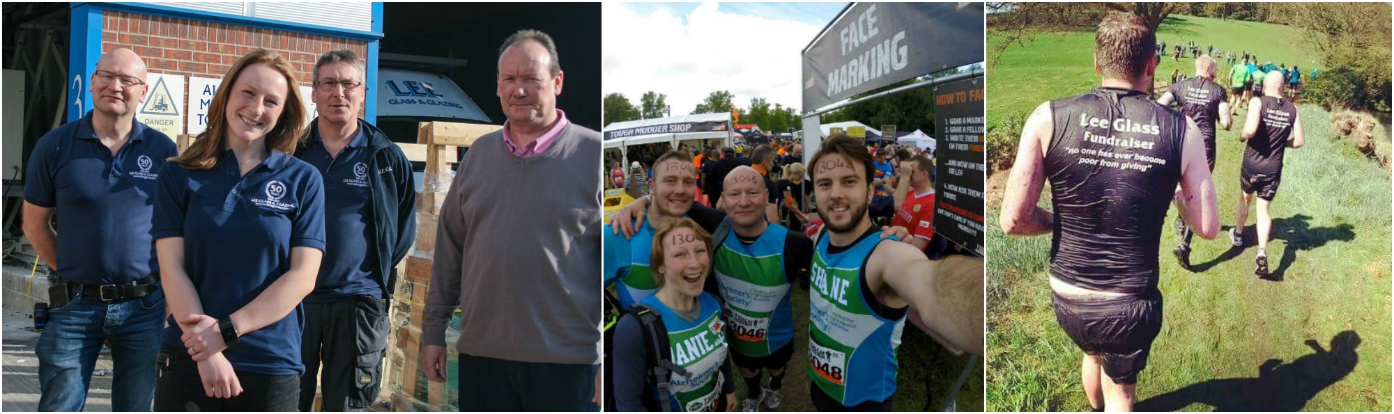 lee glass staff charity fundraising