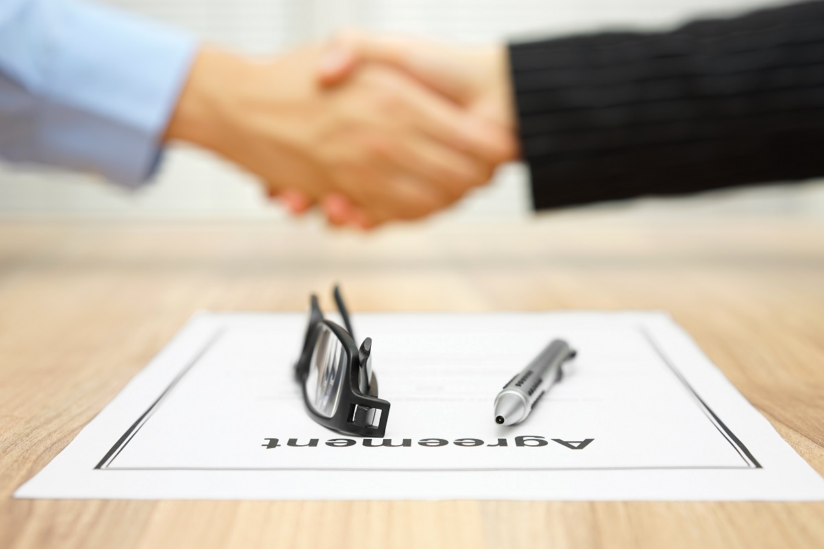 handshake over agreement