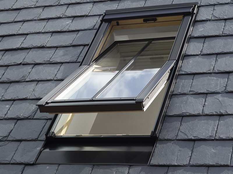 Roof windows by GGF Member company VELUX velux roof window black tiles