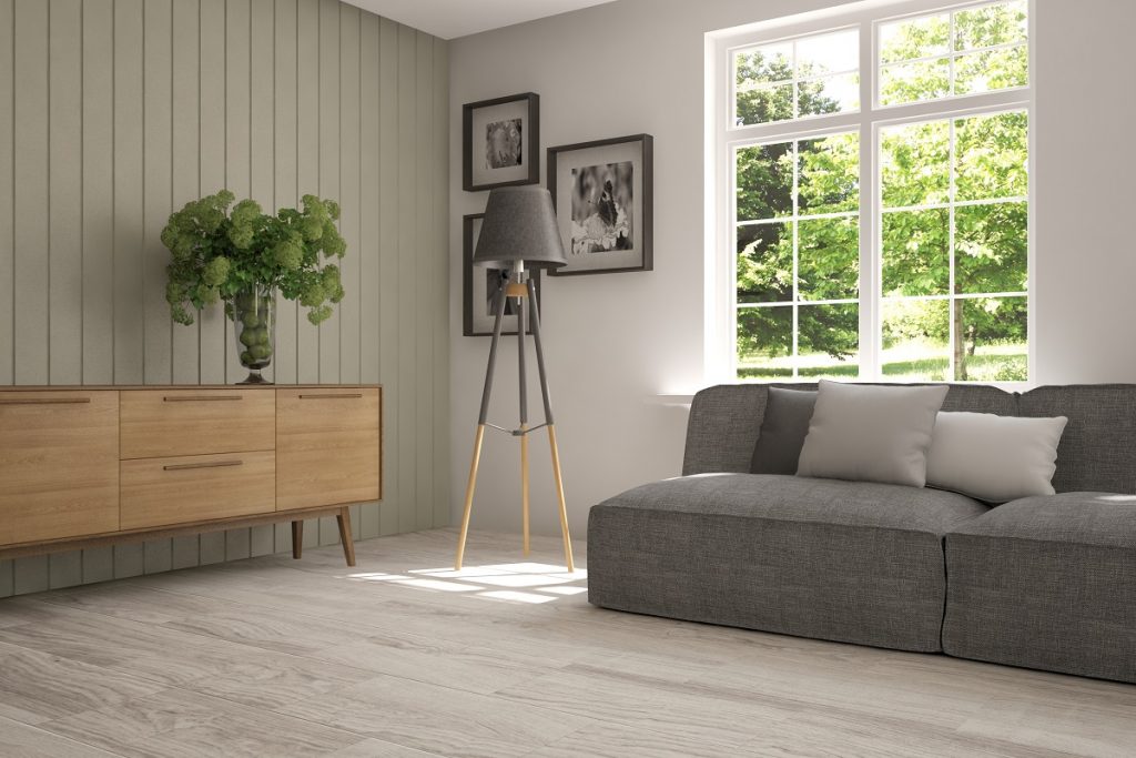 living room furniture window light